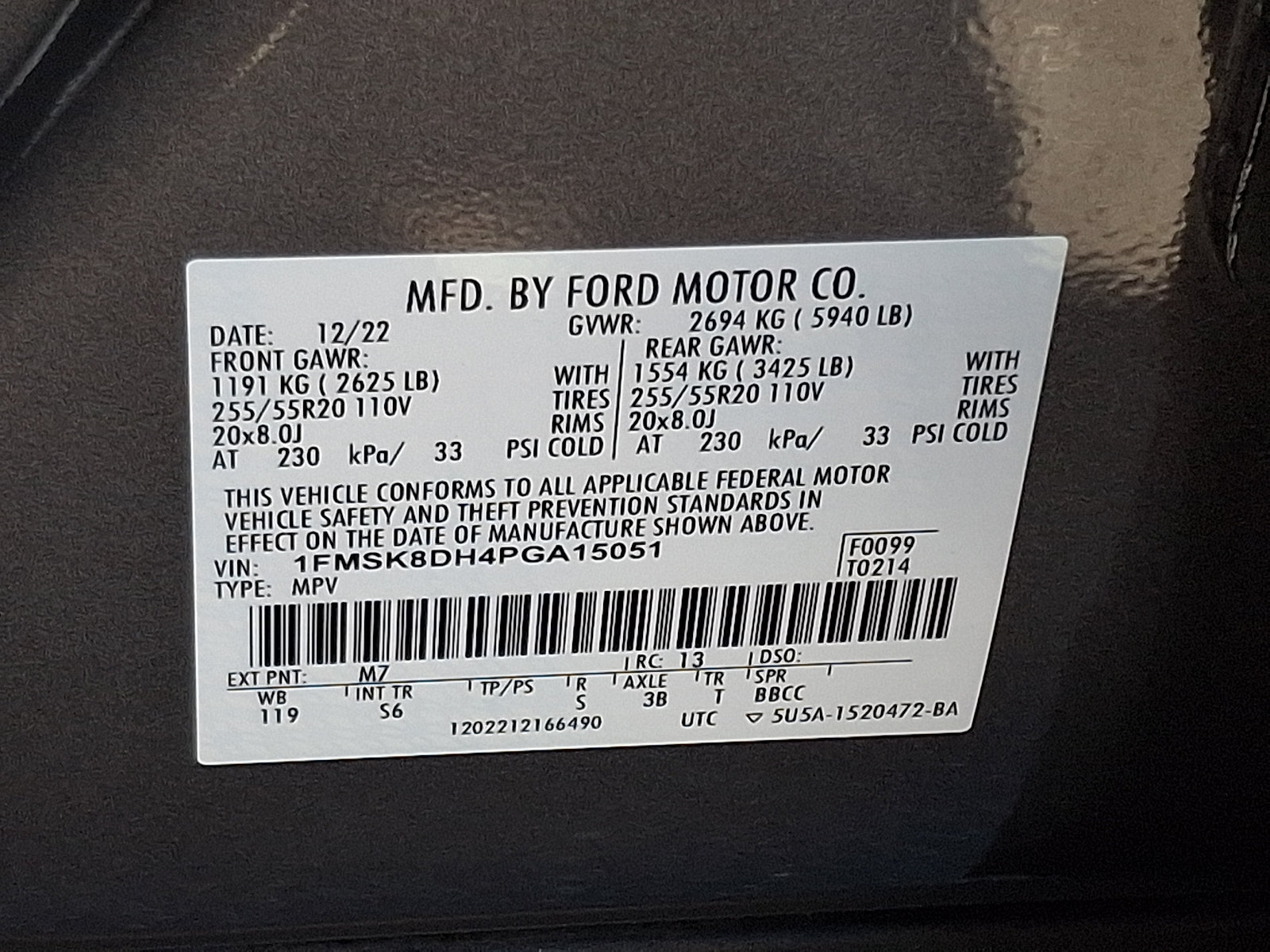 Certified 2023 Ford Explorer XLT w/ Equipment Group 202A AWD/4WD image 27