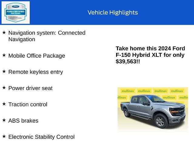 Certified 2024 Ford F150 XLT w/ Mobile Office Package AWD/4WD image 10