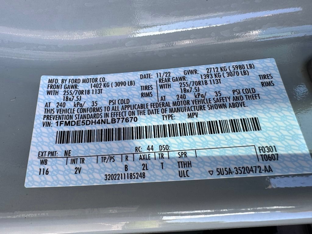 Certified 2022 Ford Bronco Outer Banks AWD/4WD image 28