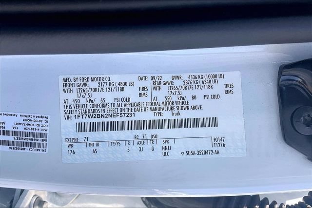 Certified 2022 Ford F250 XL w/ Power Equipment Group AWD/4WD image 34