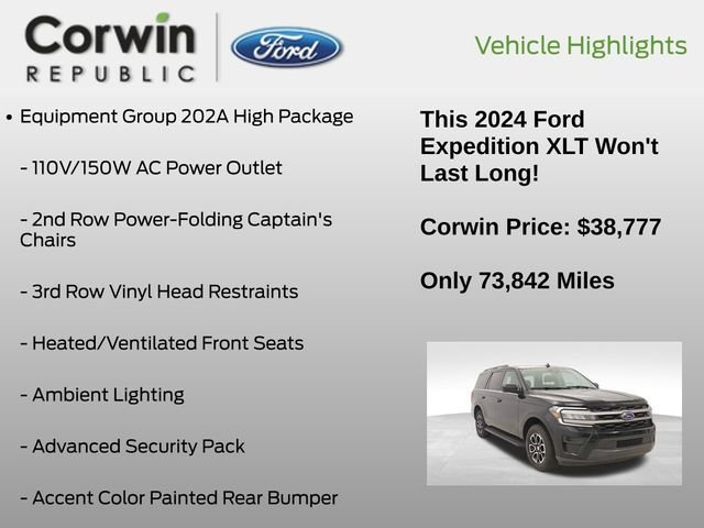 Certified 2024 Ford Expedition XLT image 10