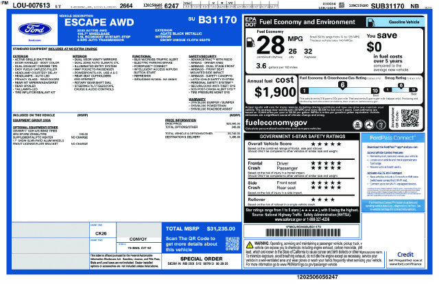 Certified 2025 Ford Escape Active AWD/4WD image 9