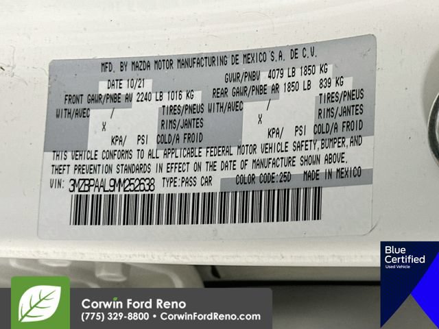 Used 2021 MAZDA MAZDA3 s FWD image 32