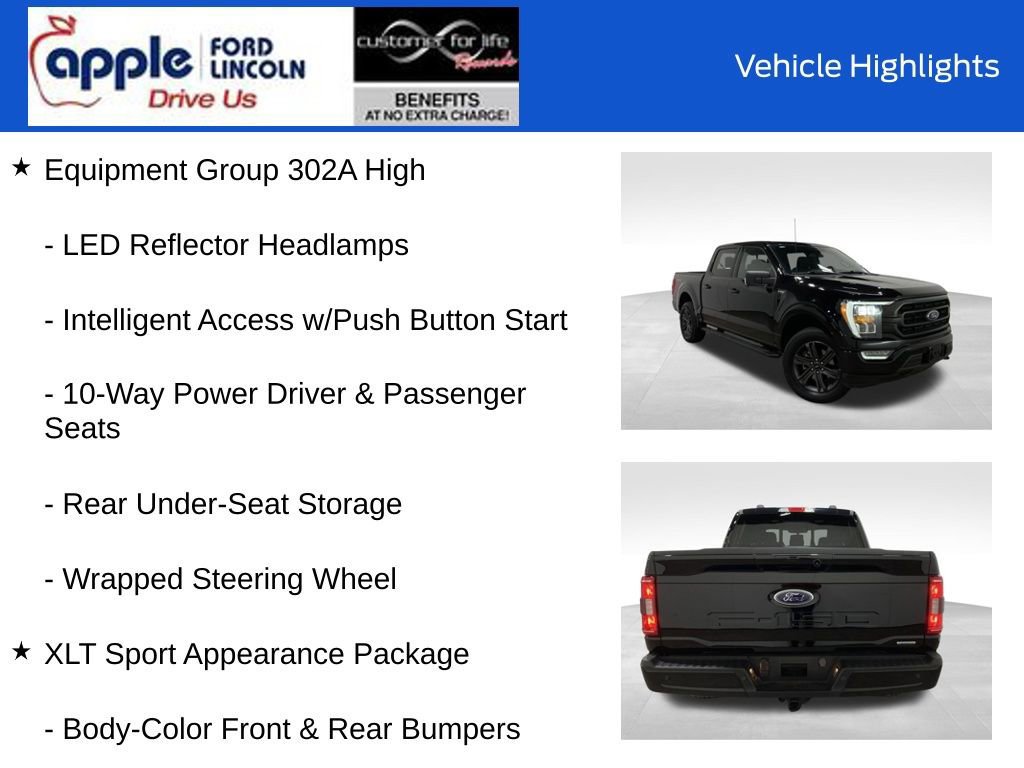 Certified 2023 Ford F150 XLT w/ Equipment Group 302A High image 14