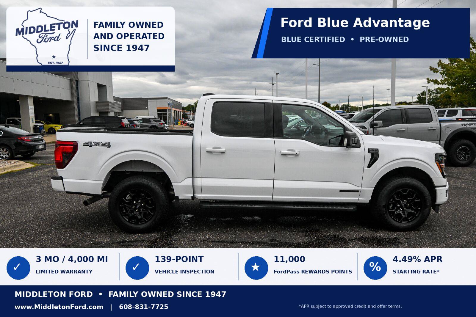Certified 2024 Ford F150 XLT w/ Equipment Group 302A MID