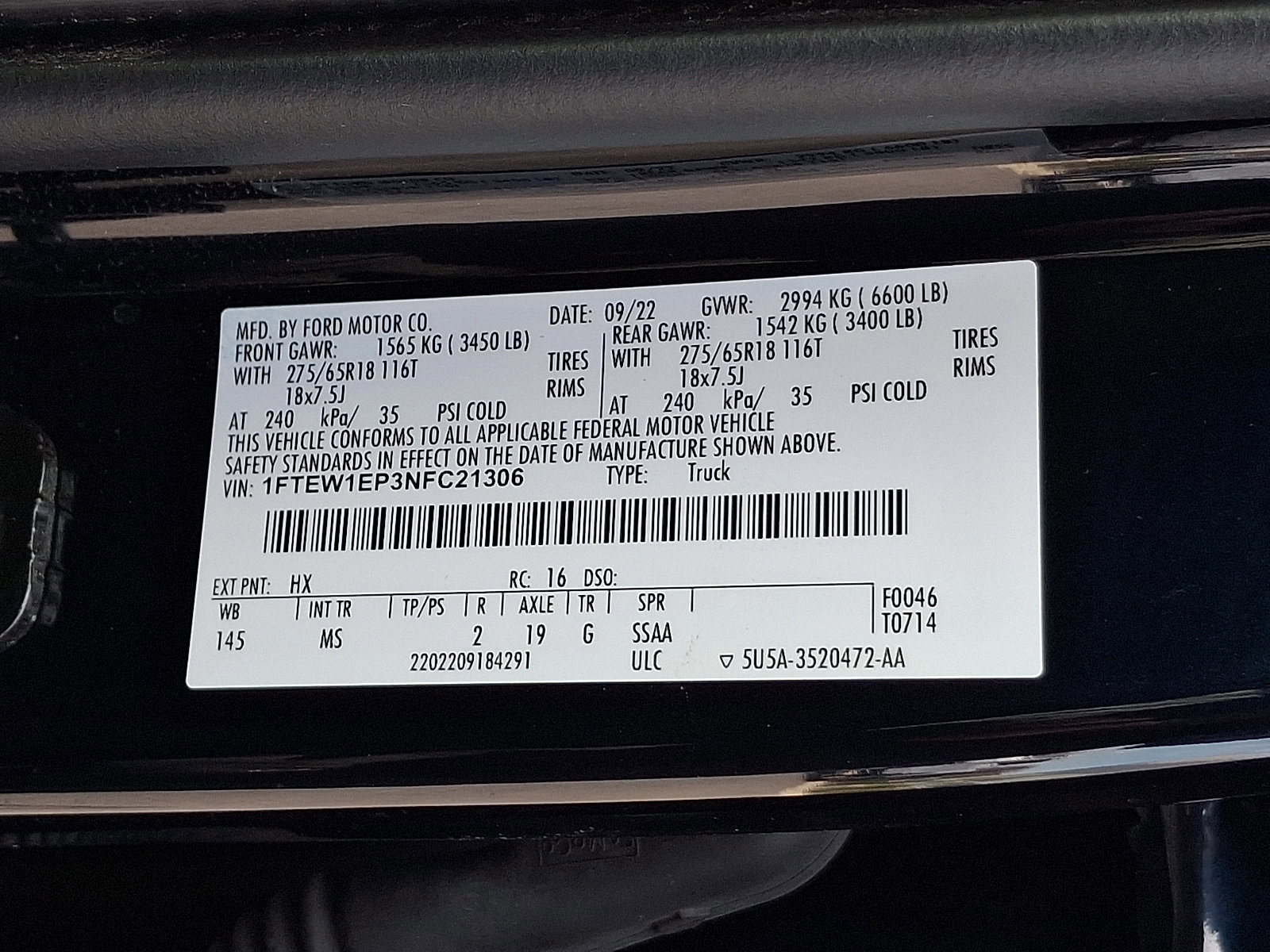 Certified 2022 Ford F150 XLT w/ Equipment Group 302A High image 26