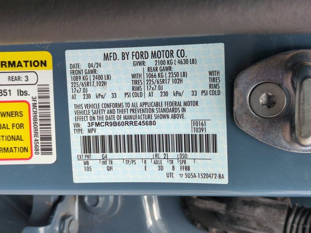Certified 2024 Ford Bronco Sport Big Bend AWD/4WD image 36