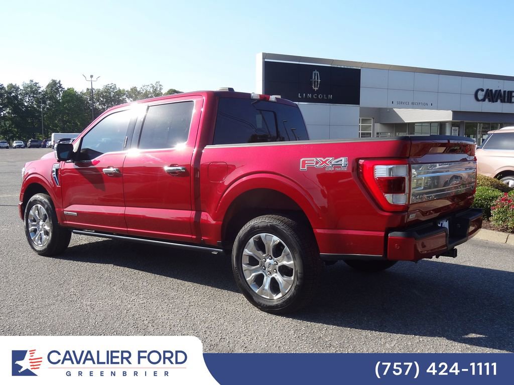 Certified 2021 Ford F150 Platinum w/ Equipment Group 701A High AWD/4WD image 3