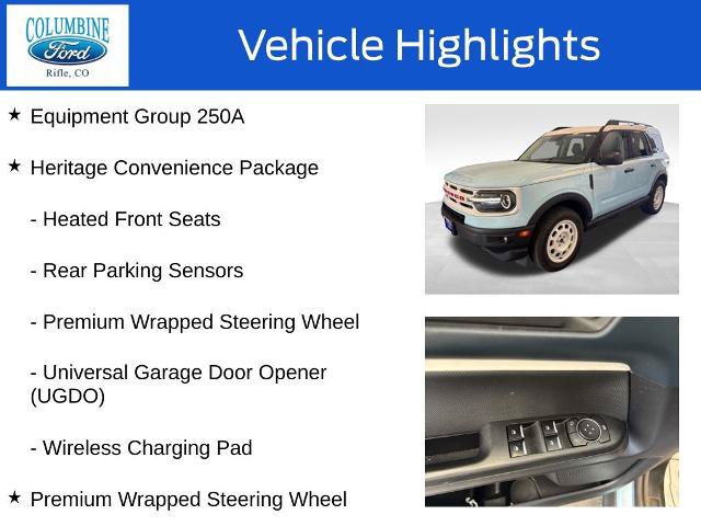 Certified 2024 Ford Bronco Sport Heritage w/ Heritage Convenience Package AWD/4WD image 4