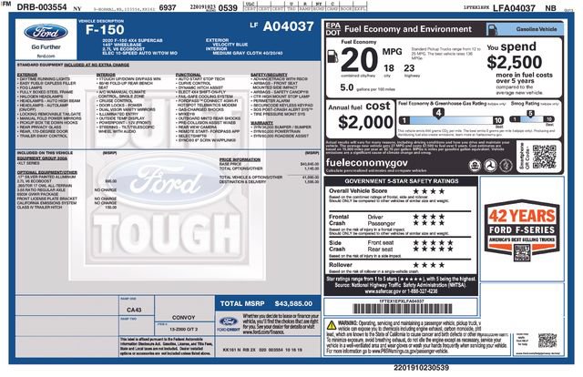 Certified 2020 Ford F150 XLT AWD/4WD image 3