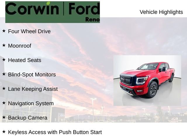 Used 2022 Nissan Titan PRO-4X w/ Pro-4x Convenience Package AWD/4WD image 8