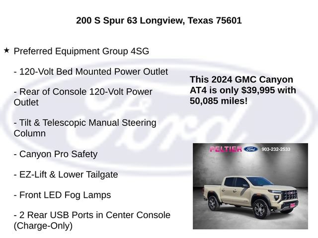 Used 2024 GMC Canyon AT4 w/ Technology Package AWD/4WD image 15
