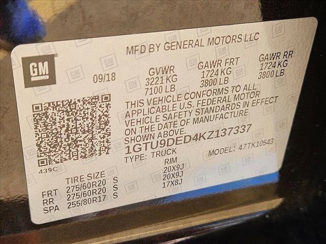 Used 2019 GMC Sierra 1500 SLT w/ SLT Premium Plus Package image 25