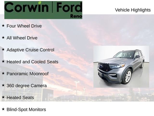 Certified 2022 Ford Explorer ST w/ Equipment Group 401A image 7