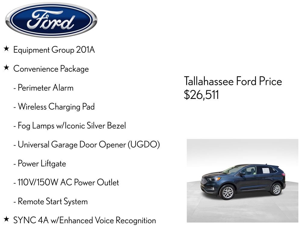 Certified 2024 Ford Edge SEL w/ Convenience Package AWD/4WD image 4