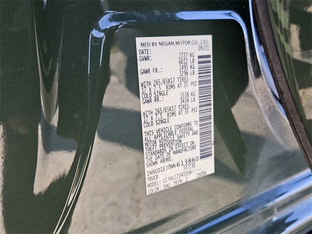 Used 2022 Nissan Frontier SV image 10