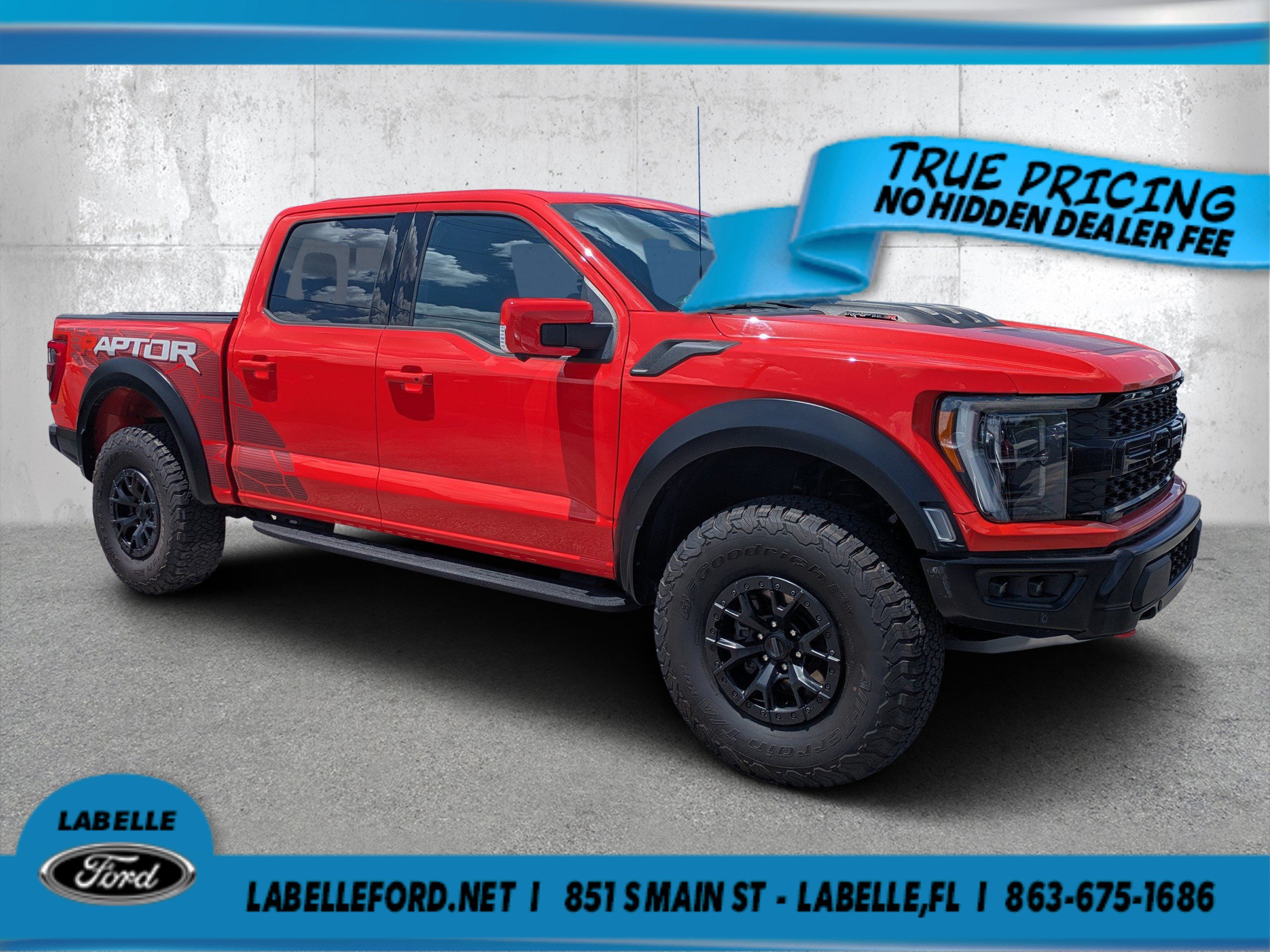 Certified 2023 Ford F150 Raptor w/ Equipment Group 802A Raptor R