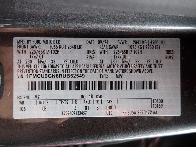 Certified 2024 Ford Escape Active w/ Tech Pack #1 image 21