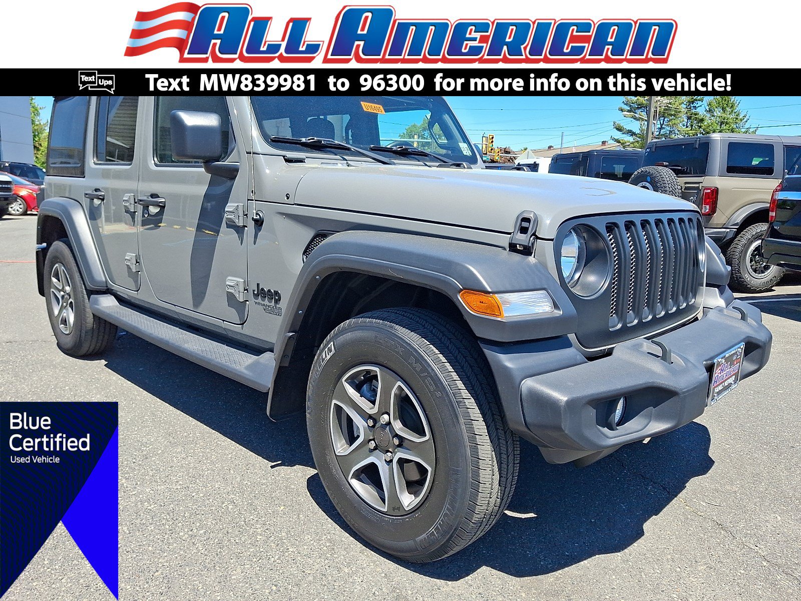 Used 2021 Jeep Wrangler Unlimited Sport