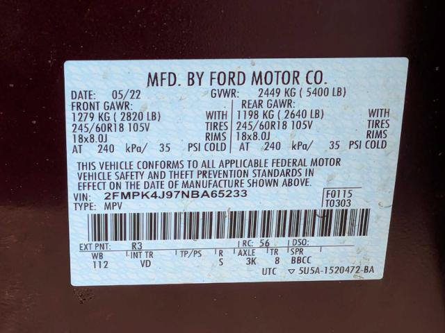 Certified 2022 Ford Edge SEL w/ Convenience Package AWD/4WD image 29