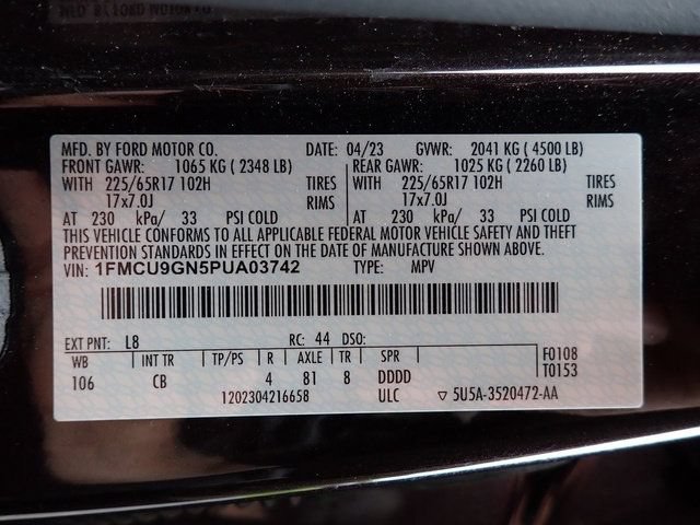 Certified 2023 Ford Escape Active w/ Tech Pack #2 AWD/4WD image 14