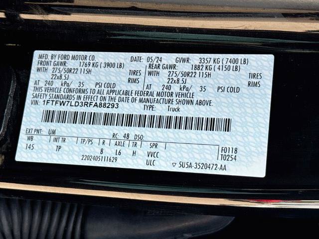 Certified 2024 Ford F150 Platinum w/ Equipment Group 703A Plus AWD/4WD image 25