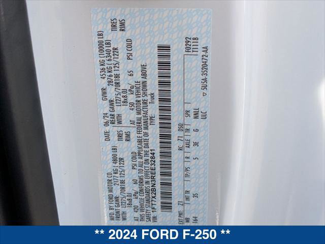 Certified 2024 Ford F250 XLT w/ 360-Degree Camera Package AWD/4WD image 23