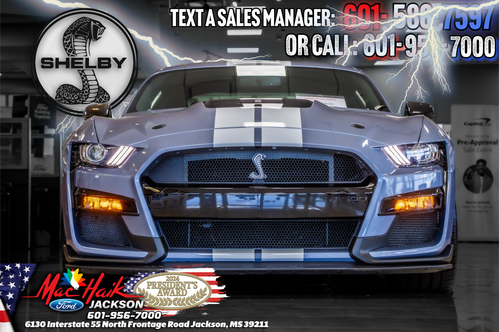 Certified 2022 Ford Mustang Shelby GT500 w/ Technology Package
