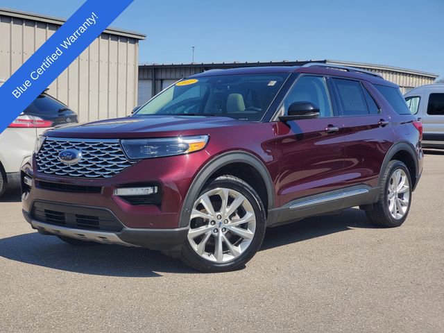 Certified 2022 Ford Explorer Platinum w/ Equipment Group 601A AWD/4WD image 1