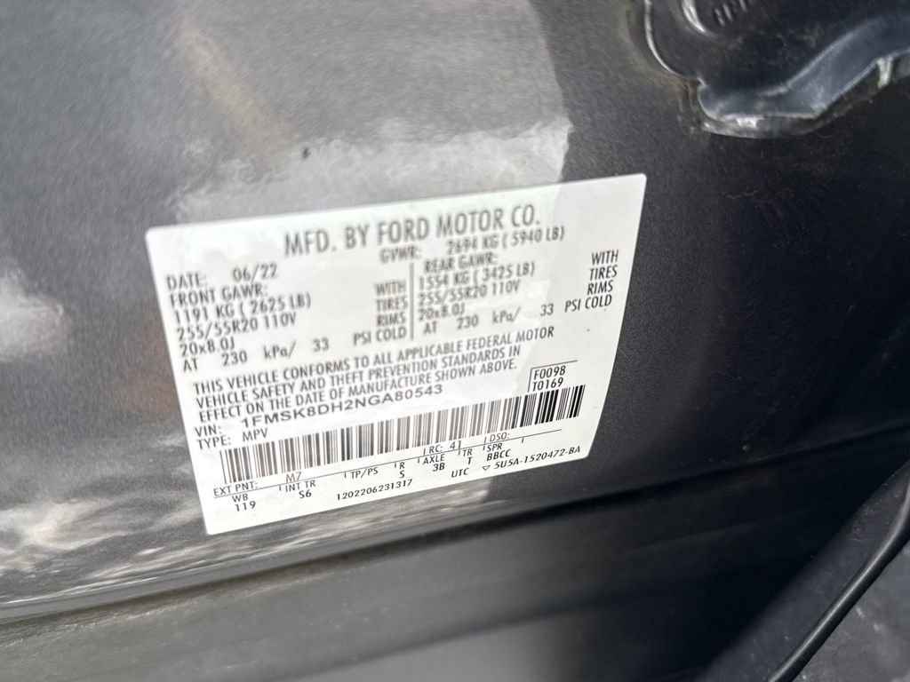 Certified 2022 Ford Explorer XLT w/ Equipment Group 202A image 18