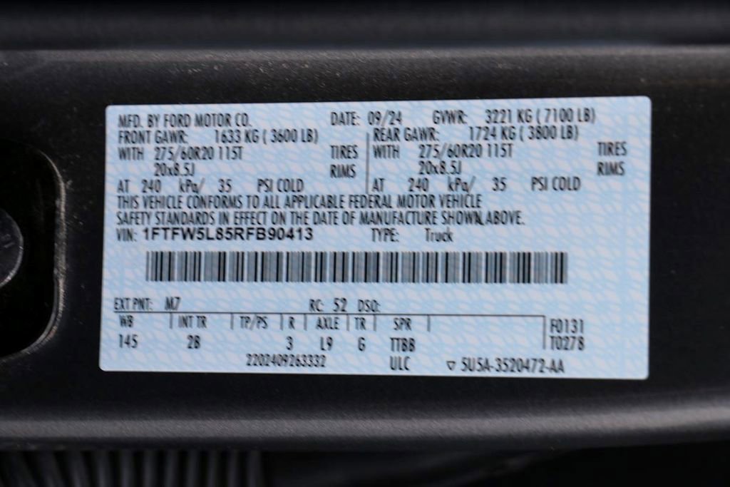 Certified 2024 Ford F150 Lariat w/ Bed Utility Package AWD/4WD image 39