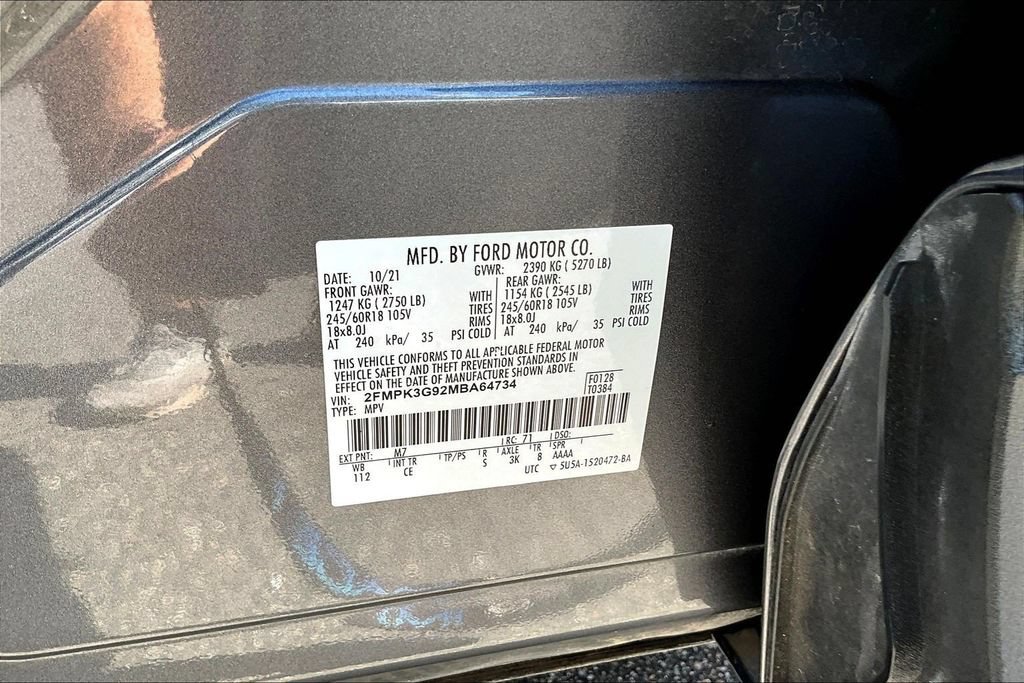 Certified 2021 Ford Edge SE FWD image 21