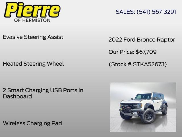 Certified 2022 Ford Bronco Raptor AWD/4WD image 18
