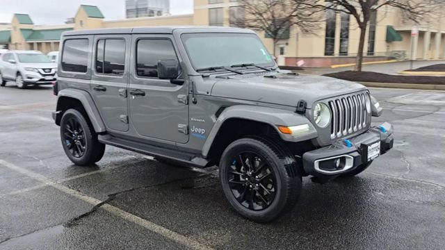 Used 2022 Jeep Wrangler Unlimited Sahara 4xe w/ Cold Weather Group image 8