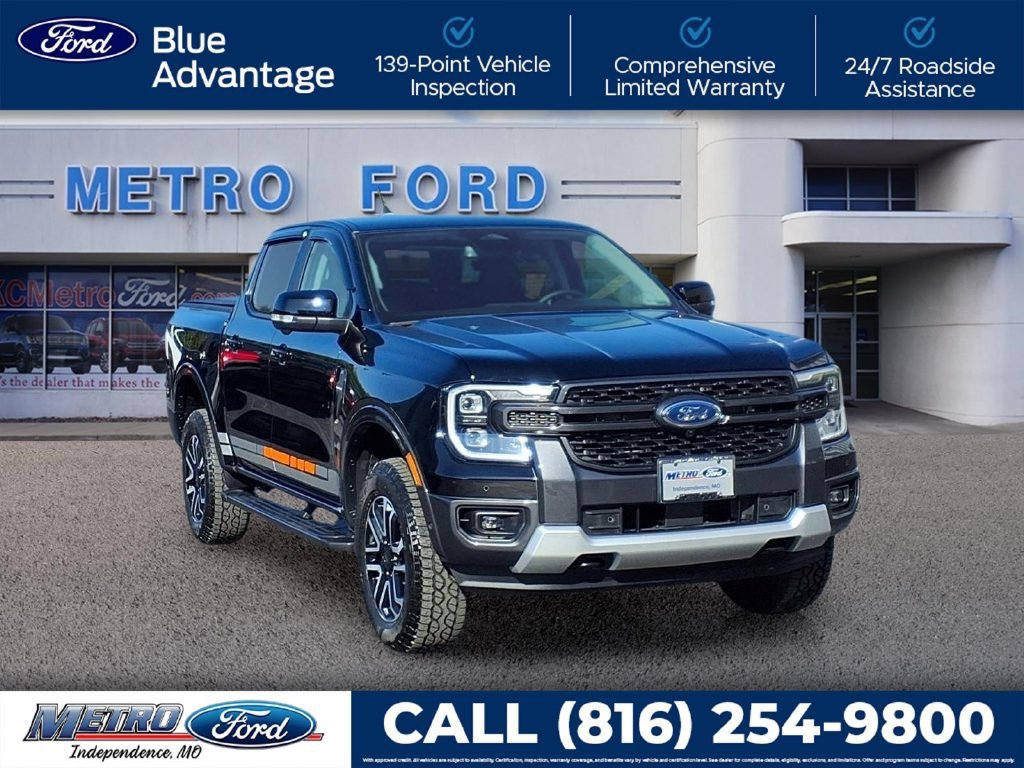 Certified 2024 Ford Ranger Lariat w/ Advanced Towing Package