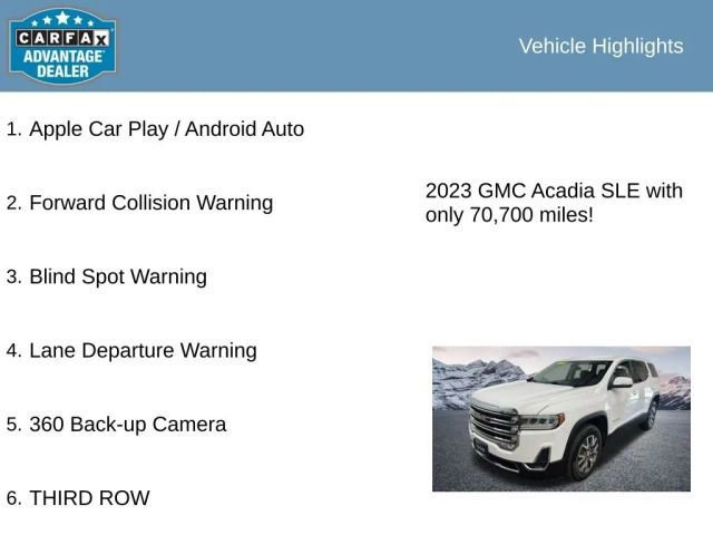 Used 2023 GMC Acadia SLE image 34