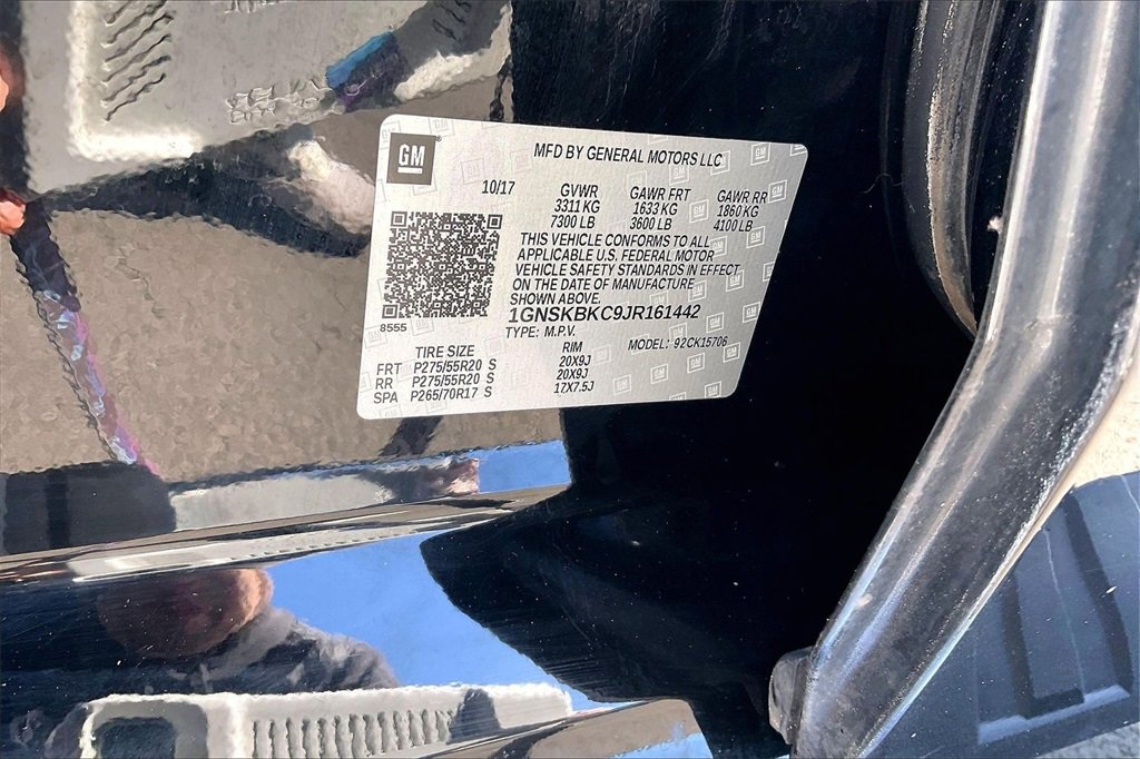 Used 2018 Chevrolet Tahoe LT w/ LT Signature Package image 32