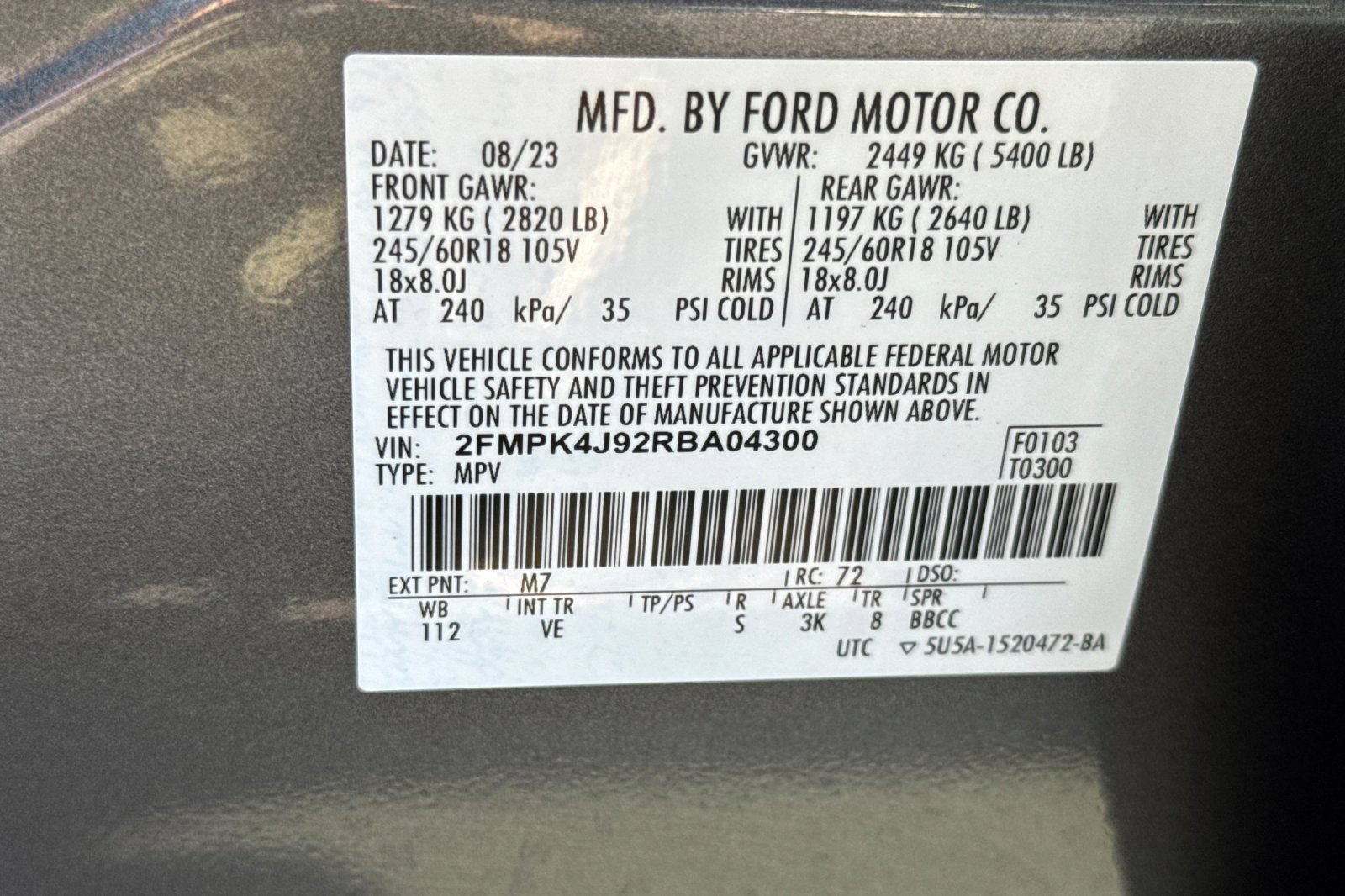 Certified 2024 Ford Edge SEL w/ Convenience Package AWD/4WD image 31