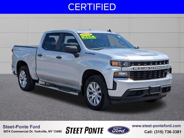Used 2022 Chevrolet Silverado 1500 Custom w/ LPO, Dark Essentials Package AWD/4WD image 1