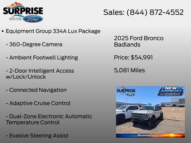 Certified 2025 Ford Bronco Badlands AWD/4WD image 7