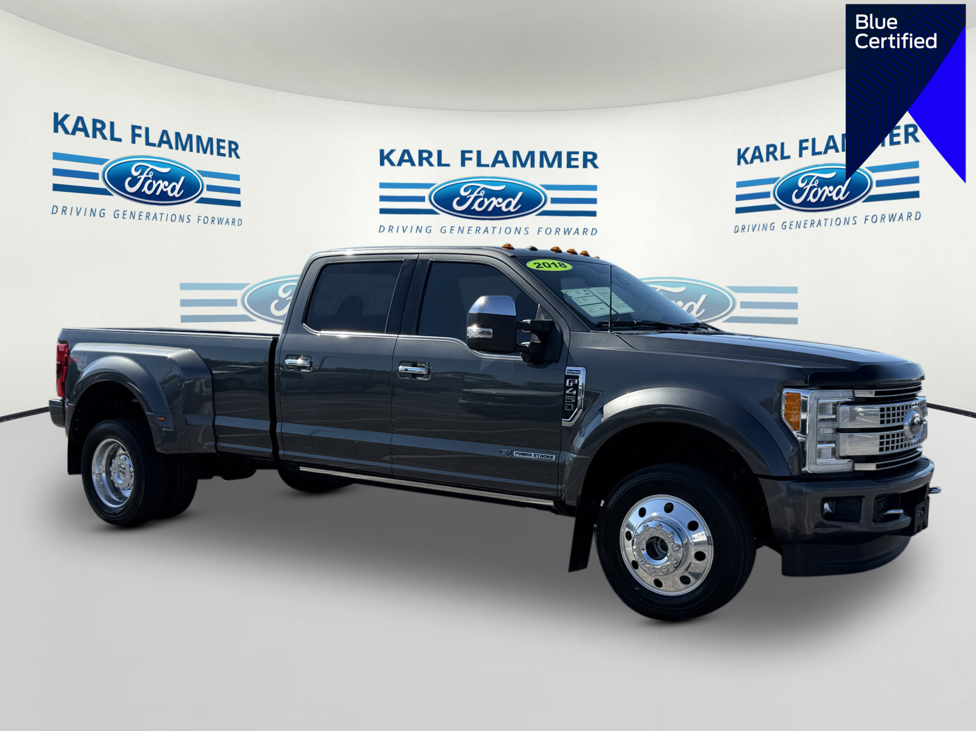 Certified 2018 Ford F450 Platinum w/ Platinum Ultimate Package