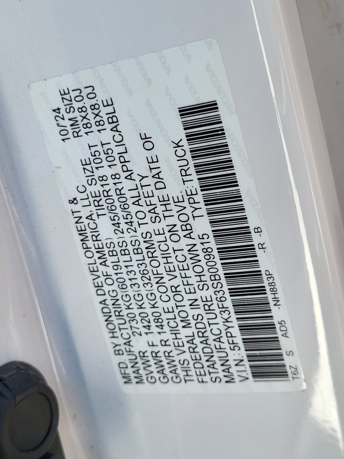 Used 2025 Honda Ridgeline TrailSport image 34