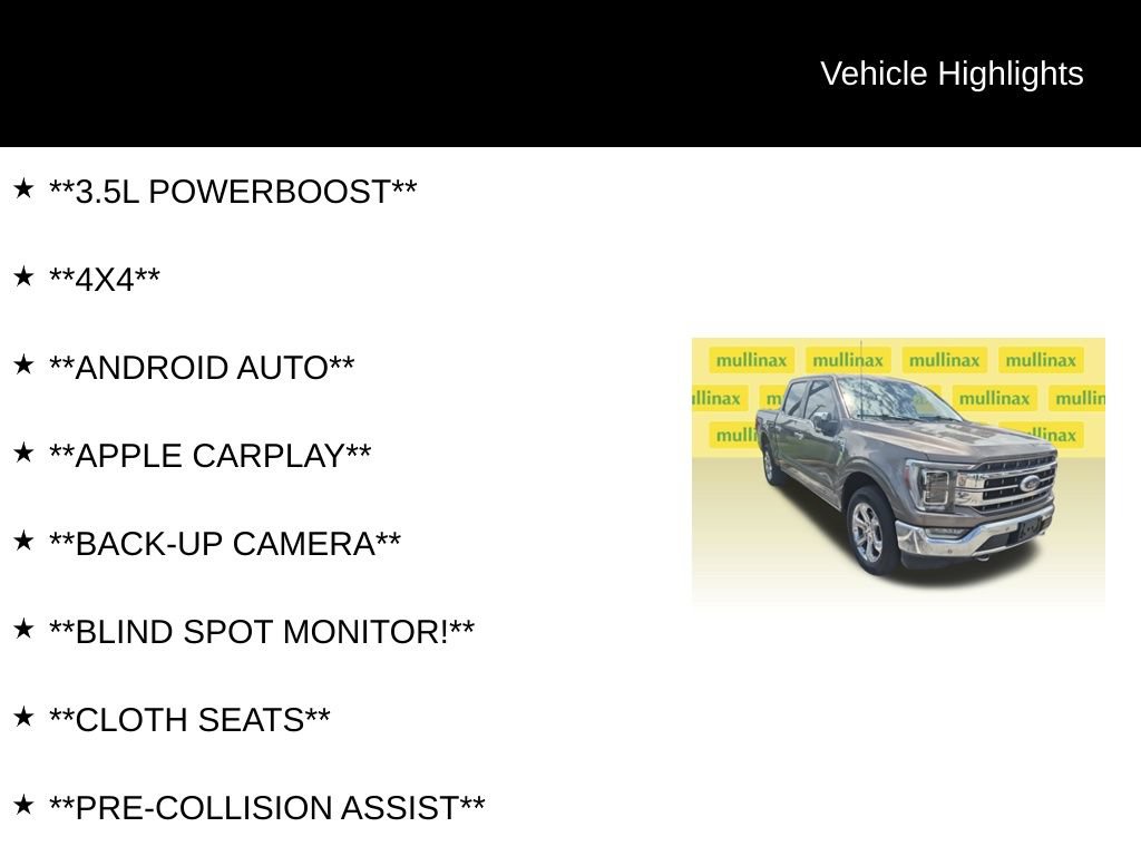 Certified 2023 Ford F150 Lariat AWD/4WD image 7