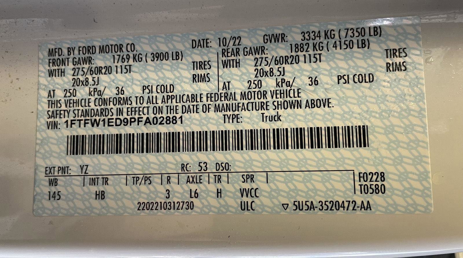 Certified 2023 Ford F150 Lariat AWD/4WD image 44