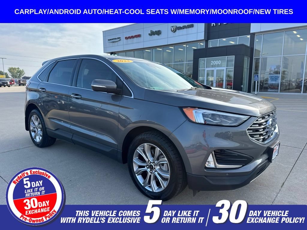 Certified 2023 Ford Edge Titanium w/ Equipment Group 301A AWD/4WD image 1