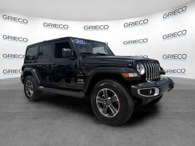 Used 2023 Jeep Wrangler Unlimited Sahara w/ Cold Weather Group AWD/4WD image 1