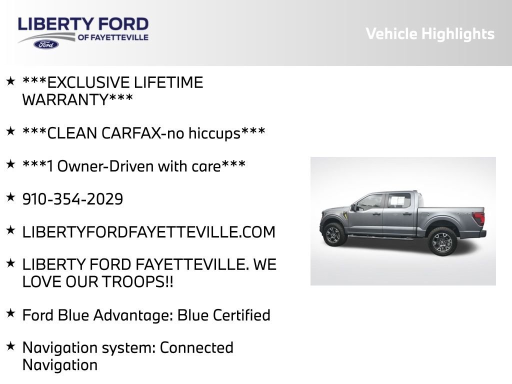 Certified 2024 Ford F150 STX w/ Mobile Office Package AWD/4WD image 5