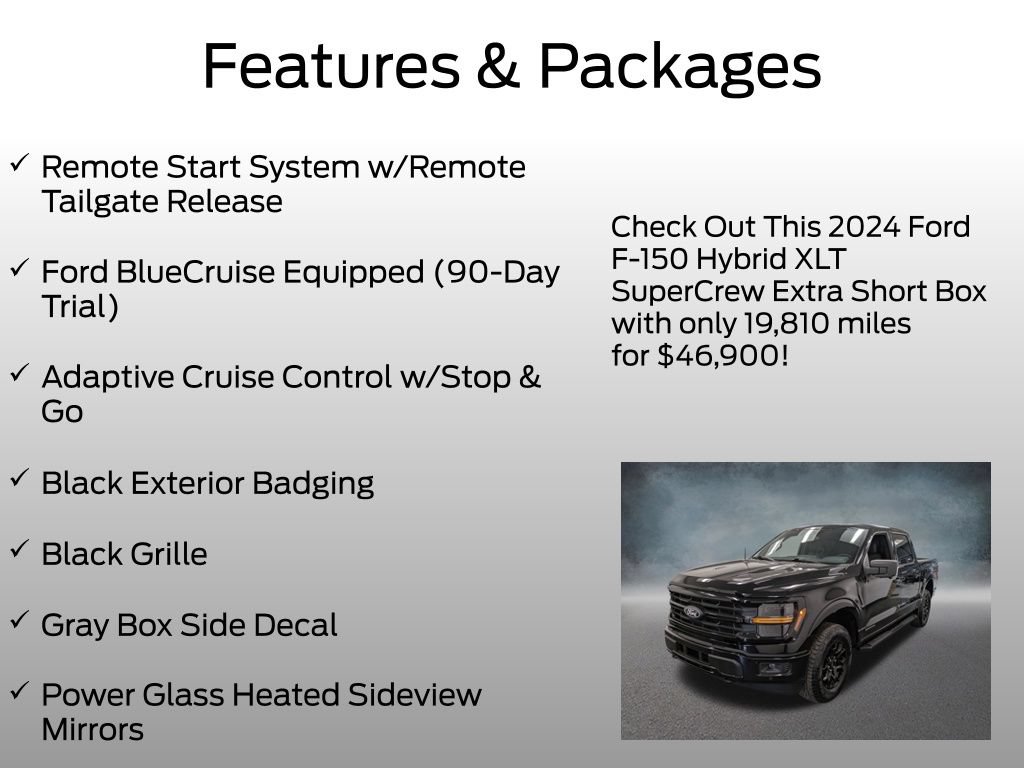 Certified 2024 Ford F150 XLT w/ Equipment Group 302A MID AWD/4WD image 8