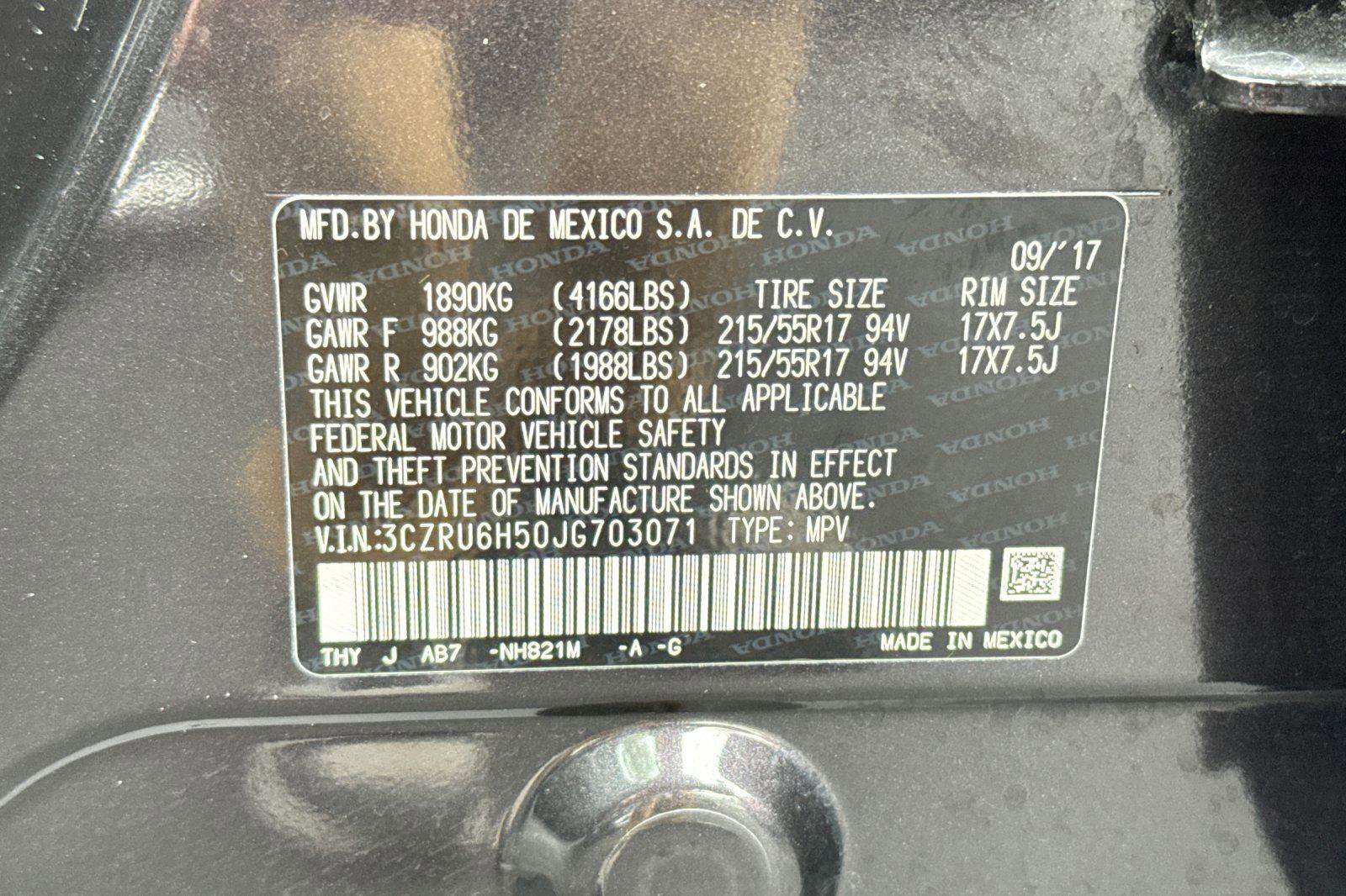 Used 2018 Honda HR-V EX image 34