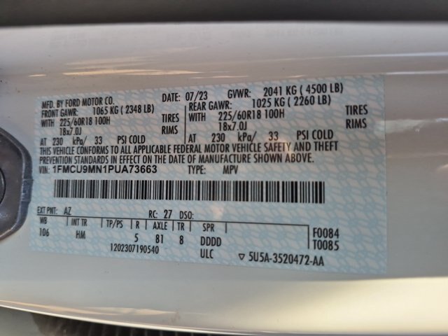 Certified 2023 Ford Escape ST-Line w/ Tech Pack #1 AWD/4WD image 39